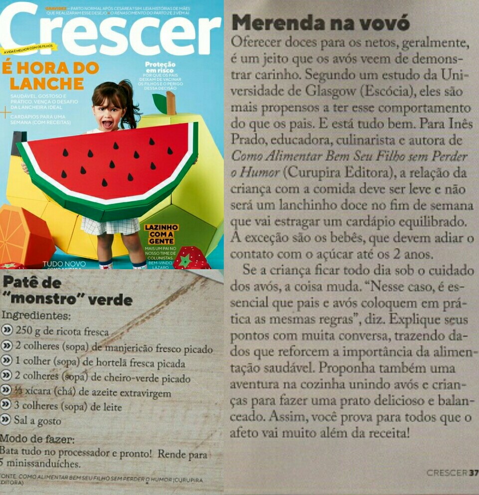 Revista crescer - Alimentação infantil